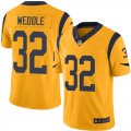 Wholesale Cheap Nike Rams #32 Eric Weddle Gold Men's Stitched NFL Limited Rush Jersey