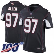 Wholesale Cheap Nike Cardinals #97 Zach Allen Black Alternate Men's Stitched NFL 100th Season Vapor Limited Jersey