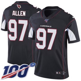 Wholesale Cheap Nike Cardinals #97 Zach Allen Black Alternate Men\'s Stitched NFL 100th Season Vapor Limited Jersey