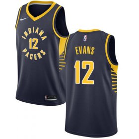 Wholesale Cheap Nike Pacers #12 Tyreke Evans Navy Blue NBA Swingman Icon Edition Jersey