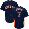 Wholesale Cheap Astros #7 Craig Biggio Navy Blue Team Logo Fashion Stitched MLB Jersey