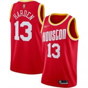 Wholesale Cheap Rockets #13 James Harden Red Basketball Swingman Hardwood Classics Jersey