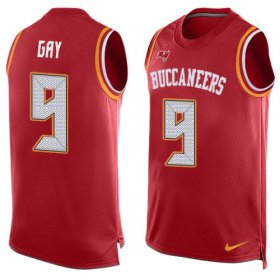 Wholesale Cheap Nike Buccaneers #9 Matt Gay Red Team Color Men\'s Stitched NFL Limited Tank Top Jersey