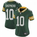 Wholesale Cheap Nike Packers #10 Darrius Shepherd Green Team Color Women's Stitched NFL Vapor Untouchable Limited Jersey