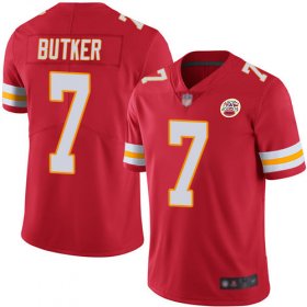 Wholesale Cheap Nike Chiefs #7 Harrison Butker Red Team Color Men\'s Stitched NFL Vapor Untouchable Limited Jersey
