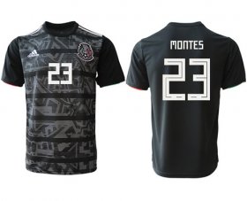 Wholesale Cheap Mexico #23 Montes Black Soccer Country Jersey