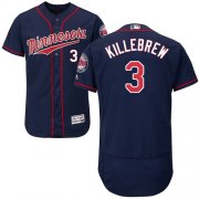 Wholesale Cheap Twins #3 Harmon Killebrew Navy Blue Flexbase Authentic Collection Stitched MLB Jersey