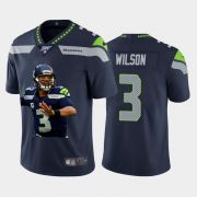 Cheap Seattle Seahawks #3 Russell Wilson Nike Team Hero 1 Vapor Limited NFL 100 Jersey Navy