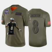 Cheap Baltimore Ravens #8 Lamar Jackson Nike Team Hero Vapor Limited NFL Jersey Camo