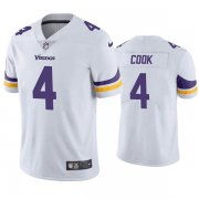 Wholesale Cheap Men's Minnesota Vikings #4 Dalvin Cook White Vapor Untouchable Stitched Jersey