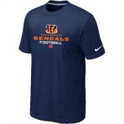 Wholesale Cheap Nike Cincinnati Bengals Critical Victory NFL T-Shirt Midnight Blue