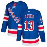 Wholesale Cheap Adidas Rangers #13 Kevin Hayes Royal Blue Home Authentic Stitched NHL Jersey