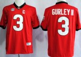 Wholesale Cheap Georgia Bulldogs #3 Todd Gurley II 2014 Red Limited Jersey