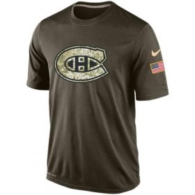 Wholesale Cheap Men\'s Montreal Canadiens Salute To Service Nike Dri-FIT T-Shirt