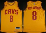 Wholesale Cheap Men's Cleveland Cavaliers #8 Matthew Dellavedova Revolution 30 Swingman 2014 New Yellow Jersey