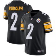 Wholesale Cheap Nike Steelers #2 Mason Rudolph Black Team Color Men's Stitched NFL Vapor Untouchable Limited Jersey