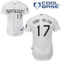Wholesale Cheap Rockies #17 Todd Helton White Cool Base Stitched Youth MLB Jersey