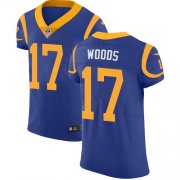 Wholesale Cheap Nike Rams #17 Robert Woods Royal Blue Alternate Men's Stitched NFL Vapor Untouchable Elite Jersey