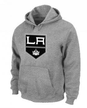 Wholesale Cheap NHL Los Angeles Kings Big & Tall Logo Pullover Hoodie Grey