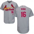 Wholesale Cheap Cardinals #16 Kolten Wong Grey Flexbase Authentic Collection Stitched MLB Jersey
