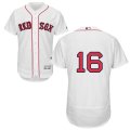 Wholesale Cheap Red Sox #16 Andrew Benintendi White Flexbase Authentic Collection Stitched MLB Jersey