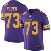 Wholesale Cheap Nike Vikings #73 Sharrif Floyd Purple Men's Stitched NFL Limited Rush Jersey