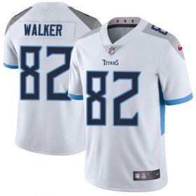 Wholesale Cheap Nike Titans #82 Delanie Walker White Men\'s Stitched NFL Vapor Untouchable Limited Jersey
