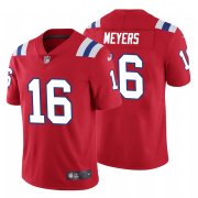 Wholesale Cheap Men's New England Patriots #16 Jakobi Meyers Vapor Untouchable Limited Red Jersey