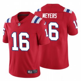 Wholesale Cheap Men\'s New England Patriots #16 Jakobi Meyers Vapor Untouchable Limited Red Jersey