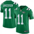 Wholesale Cheap Nike Jets #11 Robby Anderson Green Men's Stitched NFL Elite Rush Jersey