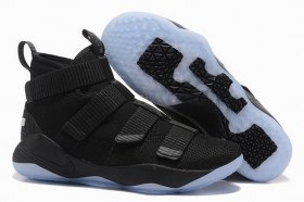 Wholesale Cheap Nike Lebron James Soldier 11 Shoes Cool Black