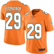 Wholesale Cheap Nike Dolphins #29 Minkah Fitzpatrick Orange Men's Stitched NFL Limited Rush Jersey