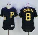 Wholesale Cheap Pirates #8 Willie Stargell Black Flexbase Authentic Collection Stitched MLB Jersey