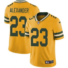 Wholesale Cheap Nike Packers #23 Jaire Alexander Yellow Men\'s Stitched NFL Limited Rush Jersey