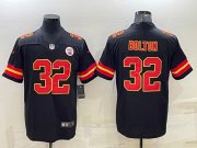 Wholesale Cheap Men's Kansas City Chiefs #32 Nick Bolton Black Vapor Untouchable Limited Stitched Football Jersey