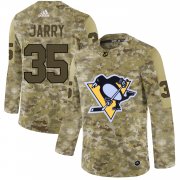 Wholesale Cheap Adidas Penguins #35 Tristan Jarry Camo Authentic Stitched NHL Jersey