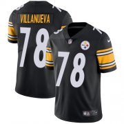 Wholesale Cheap Nike Steelers #78 Alejandro Villanueva Black Team Color Men's Stitched NFL Vapor Untouchable Limited Jersey