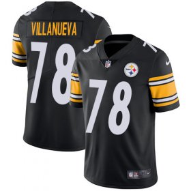 Wholesale Cheap Nike Steelers #78 Alejandro Villanueva Black Team Color Men\'s Stitched NFL Vapor Untouchable Limited Jersey