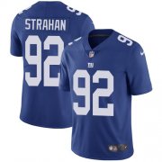 Wholesale Cheap Nike Giants #92 Michael Strahan Royal Blue Team Color Youth Stitched NFL Vapor Untouchable Limited Jersey