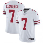 Wholesale Cheap Nike 49ers #7 Colin Kaepernick White Men's Stitched NFL Vapor Untouchable Limited Jersey