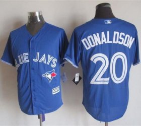Wholesale Cheap Blue Jays #20 Josh Donaldson Blue New Cool Base Stitched MLB Jersey