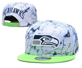 Wholesale Cheap Seahawks Team Logo Smoke Green Adjustable Hat TX