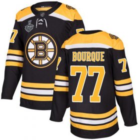Wholesale Cheap Adidas Bruins #77 Ray Bourque Black Home Authentic Stanley Cup Final Bound Stitched NHL Jersey