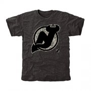Wholesale Cheap Men's New Jersey Devils Black Rink Warrior T-Shirt