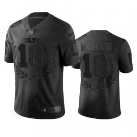 Wholesale Cheap Indianapolis Colts #18 Peyton Manning Men\'s Nike Black NFL MVP Limited Edition Jersey