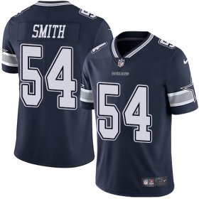 Wholesale Cheap Nike Cowboys #54 Jaylon Smith Navy Blue Team Color Men\'s Stitched NFL Vapor Untouchable Limited Jersey
