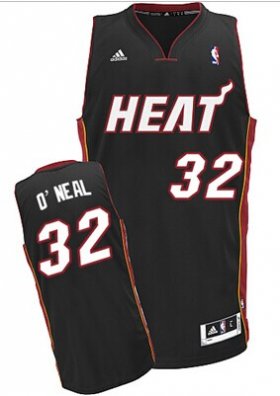 Wholesale Cheap Miami Heat Blank #32 Shaquille O\'neal Black Swingman Jersey