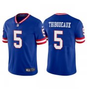 Wholesale Men's New York Giants #5 Kayvon Thibodeaux Royal Vapor Untouchable Limited Stitched Jersey