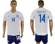 Wholesale Cheap England #14 Walcott Home Soccer Country Jersey