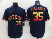 Wholesale Cheap Men's Houston Astros #35 Justin Verlander 2022 Navy Cool Base Stitched Jersey